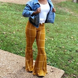 Mustard Bell Bottoms